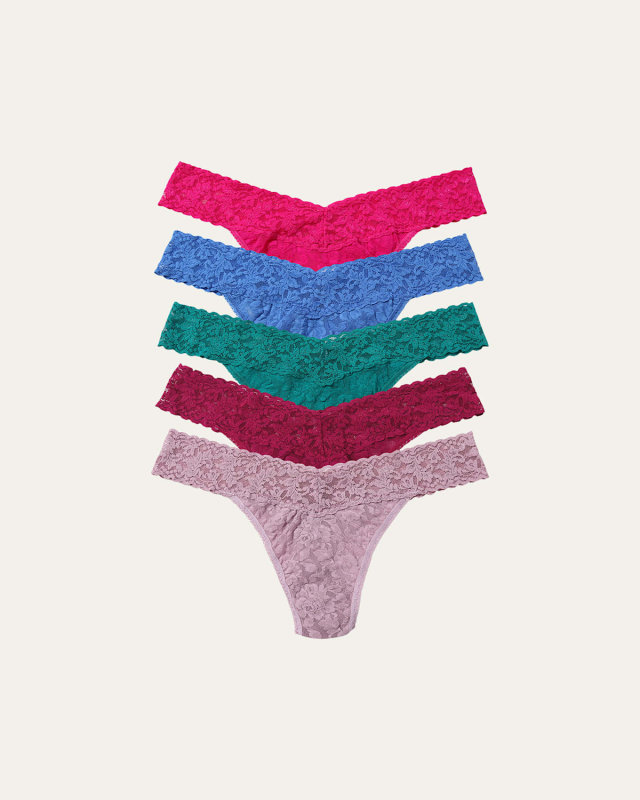 Original Lace Signature Lace Thong 5-Pack